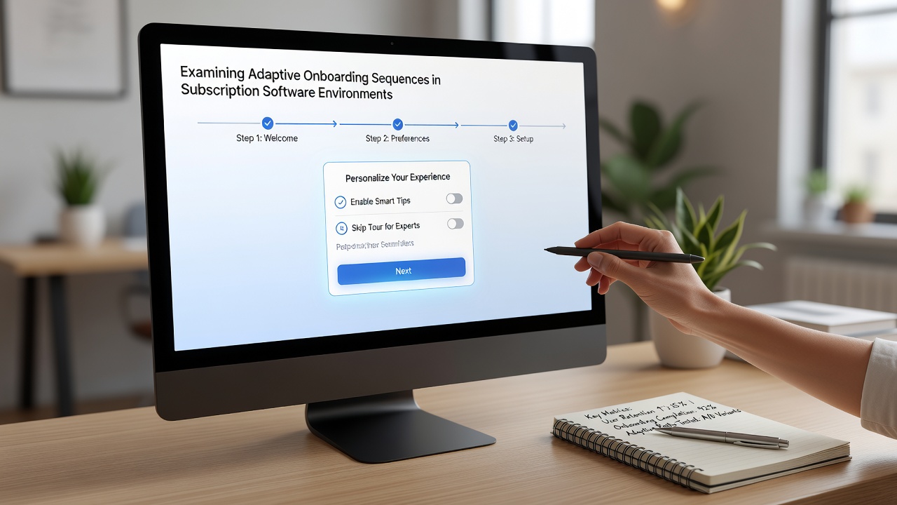 Examining Adaptive Onboarding Sequences in Subscription Software Environments